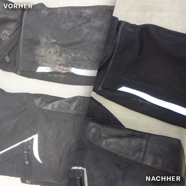 Reparatur einer aufgescheuerten Hose